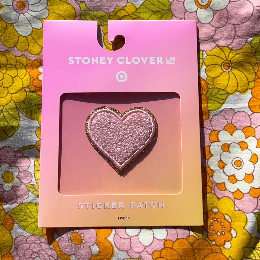 Stoney Clover Lane pink heart patch!